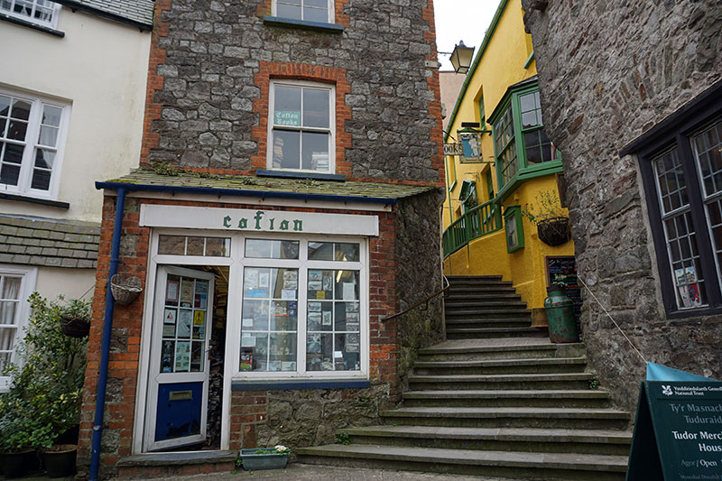 Walled town of Tenby Wales