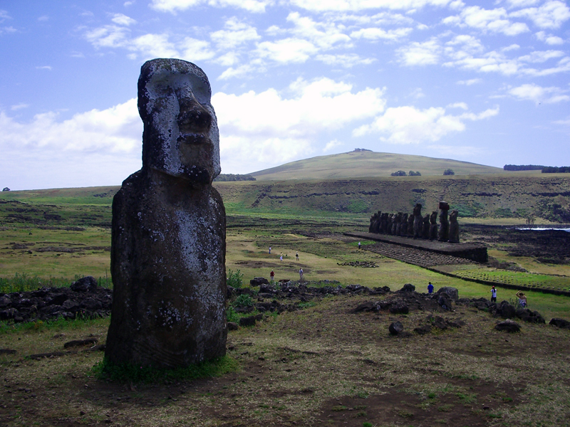 Moai without a topknot